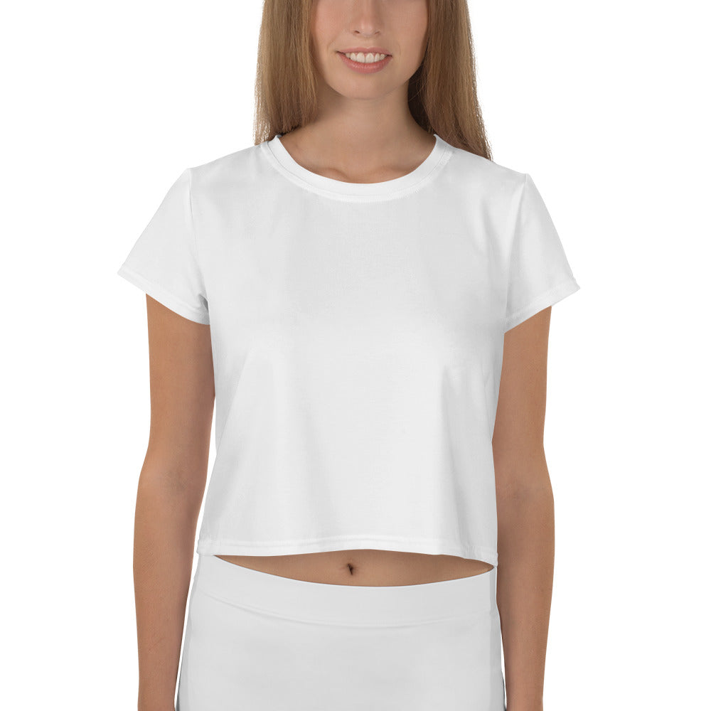 White Crop Tee – Yogin Style